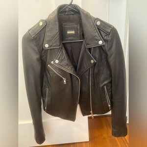 Zara leather jacket.